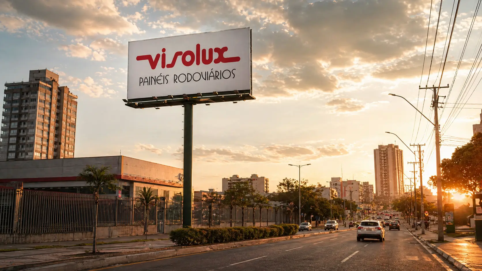 Totem rodoviário Visolux